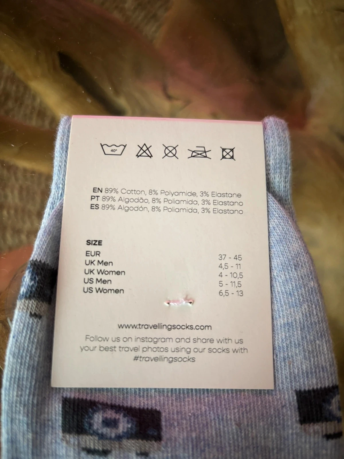 Meias TRAVELLING SOCKS para máquina fotográfica 37/45 – photo 4